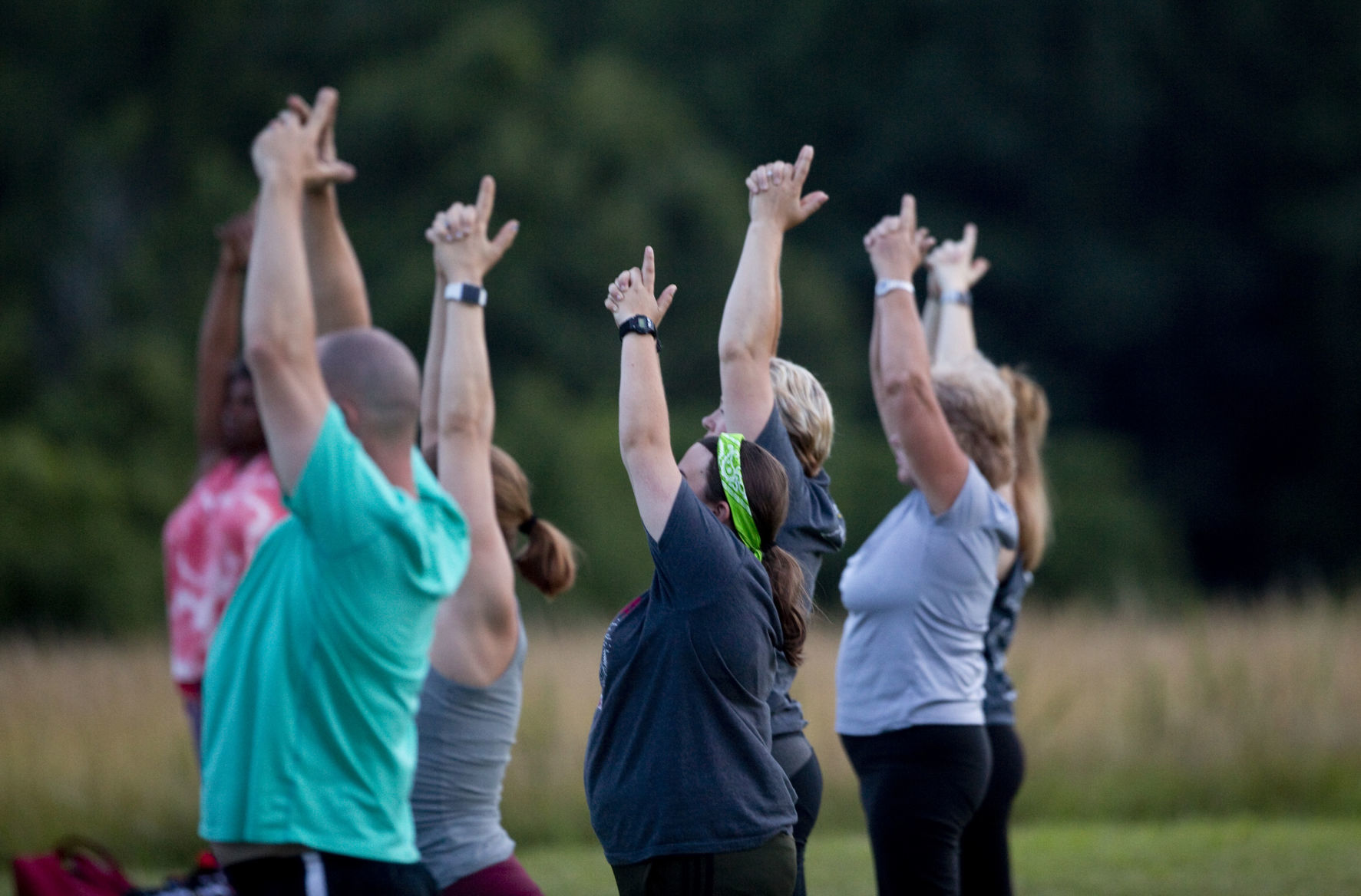 Yoga in the mountains